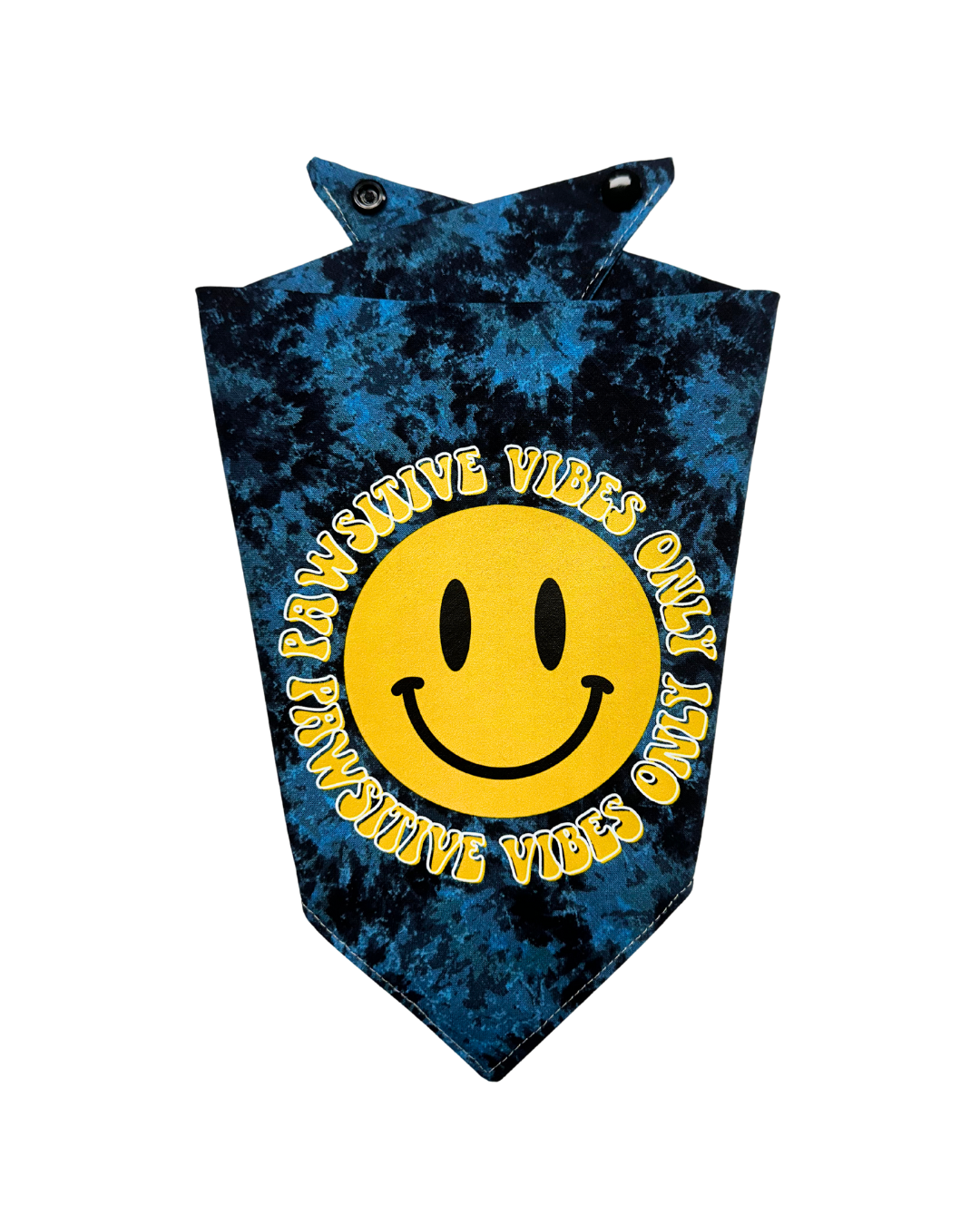 Rainbow Message Print Cotton Dog Bandana