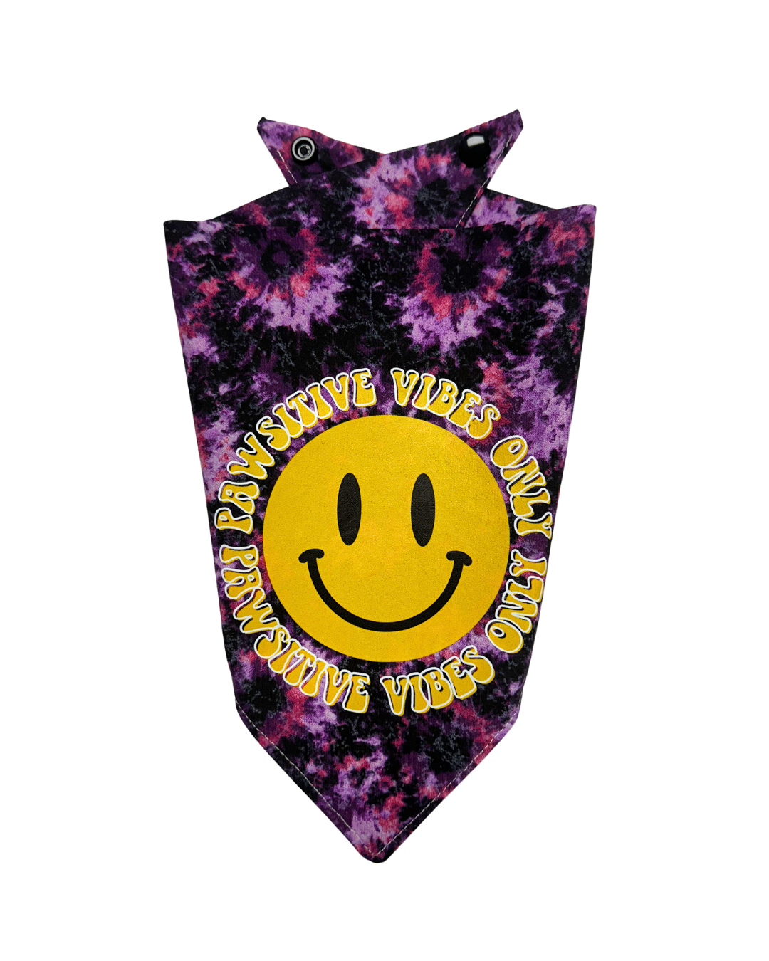 Rainbow Message Print Cotton Dog Bandana