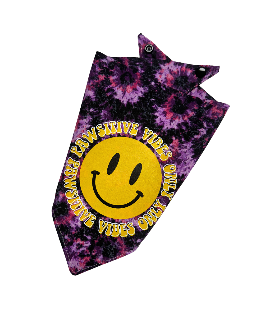 Rainbow Message Print Cotton Dog Bandana