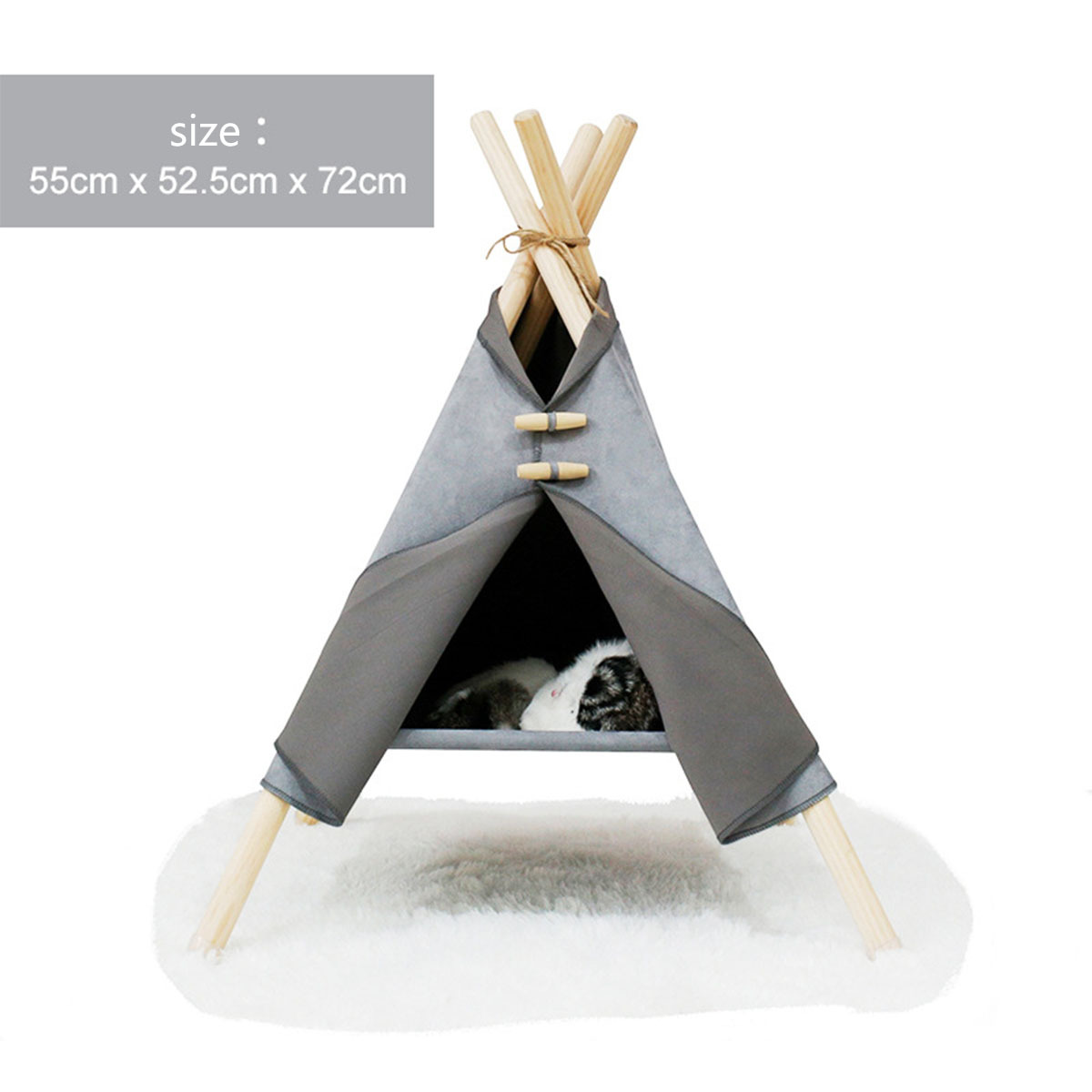 Cat Tent Bed Frame, Dog Bed, Pet Bed, Cat Bed - Image 3
