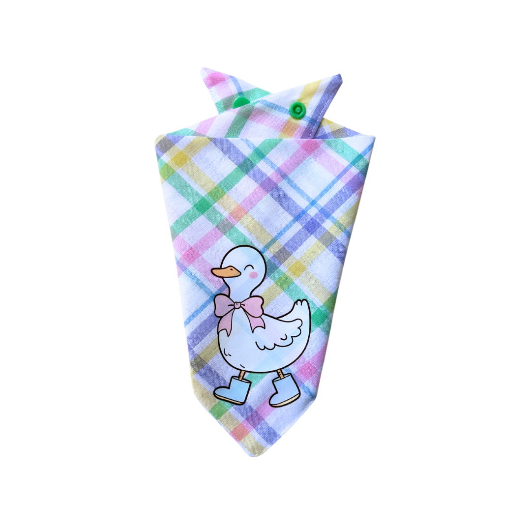 Goose Boot Print Cotton Dog Bandana