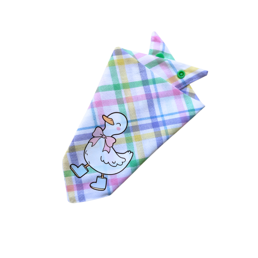 Goose Boot Print Cotton Dog Bandana
