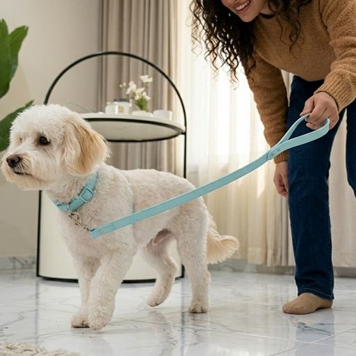Pastel Shade PVC Dog Collar