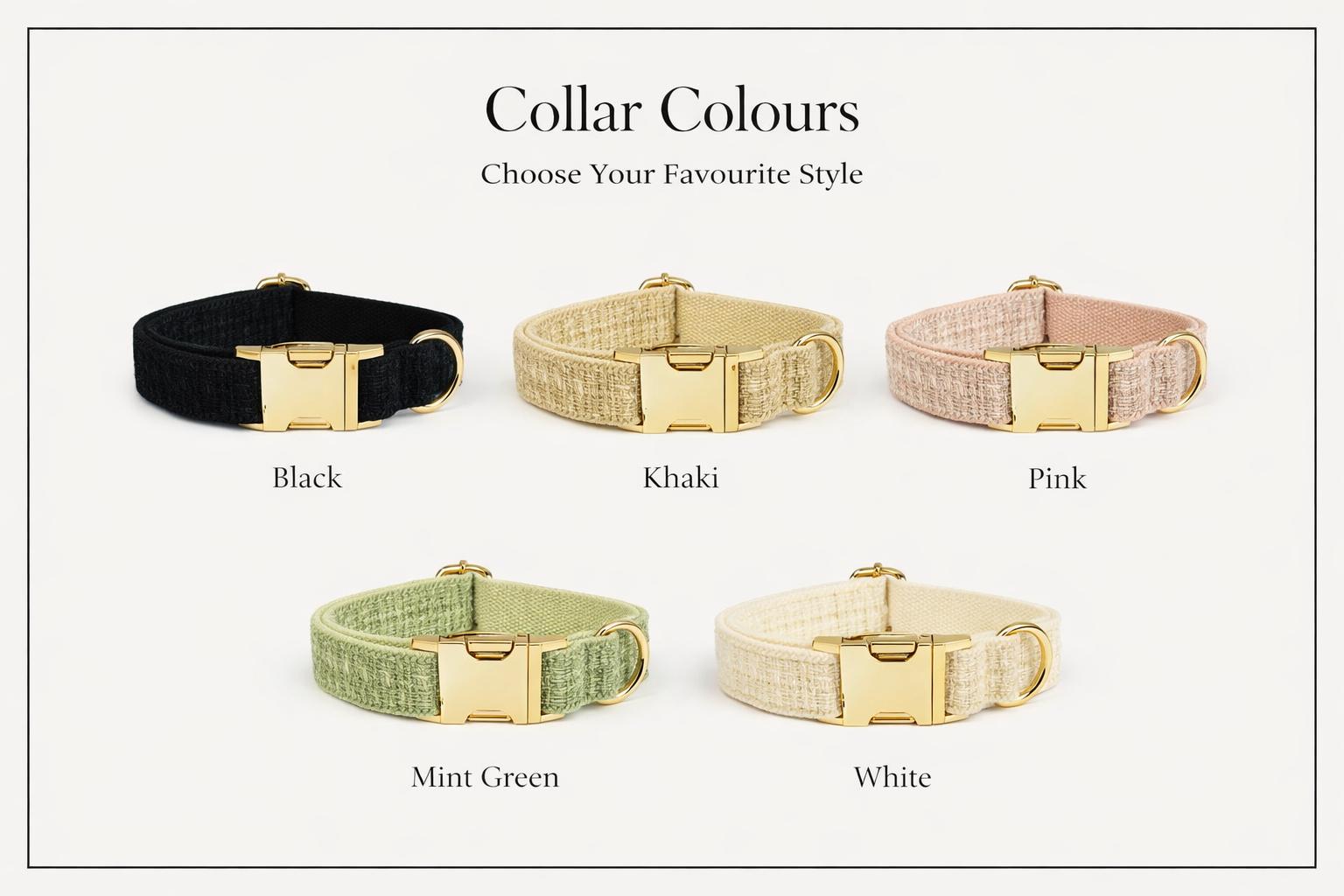 Boucle Adjustable Dog Collar, Sizes XS-XL - Image 2