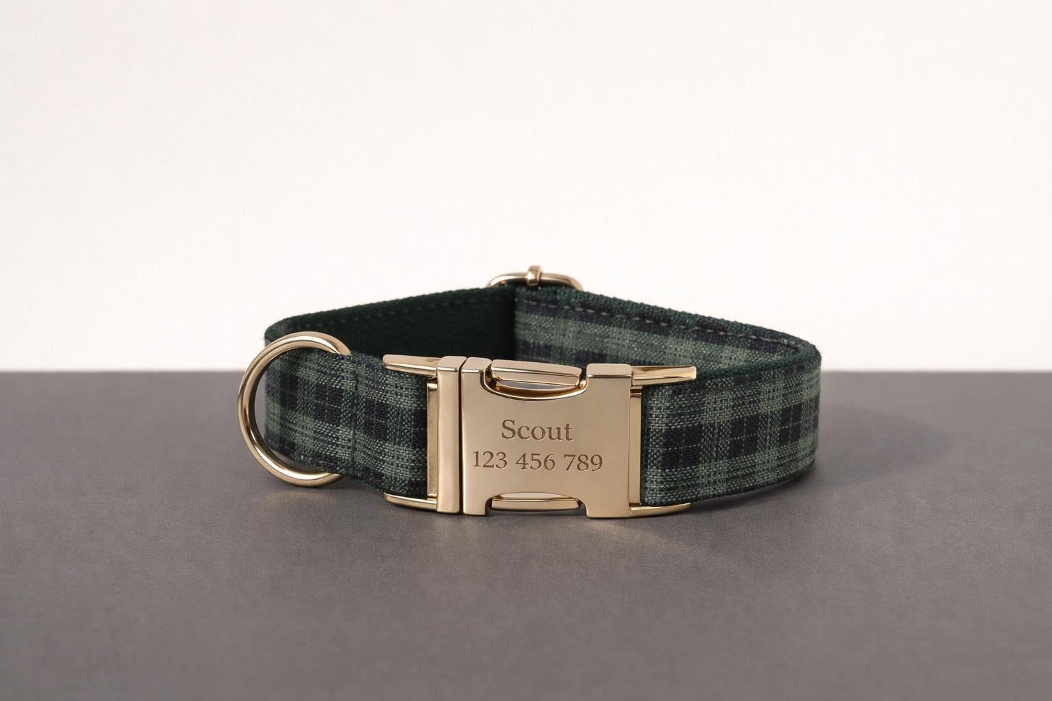 British Tartan Adjustable Dog Collar, Sizes XS-XL - Image 6