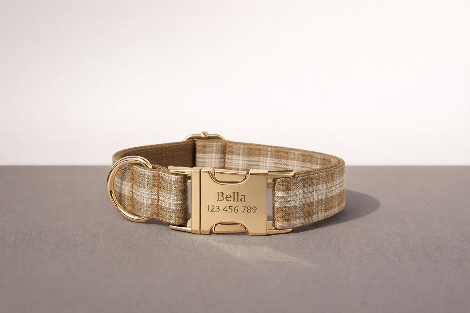 British Tartan Adjustable Dog Collar, Sizes XS-XL - Image 7