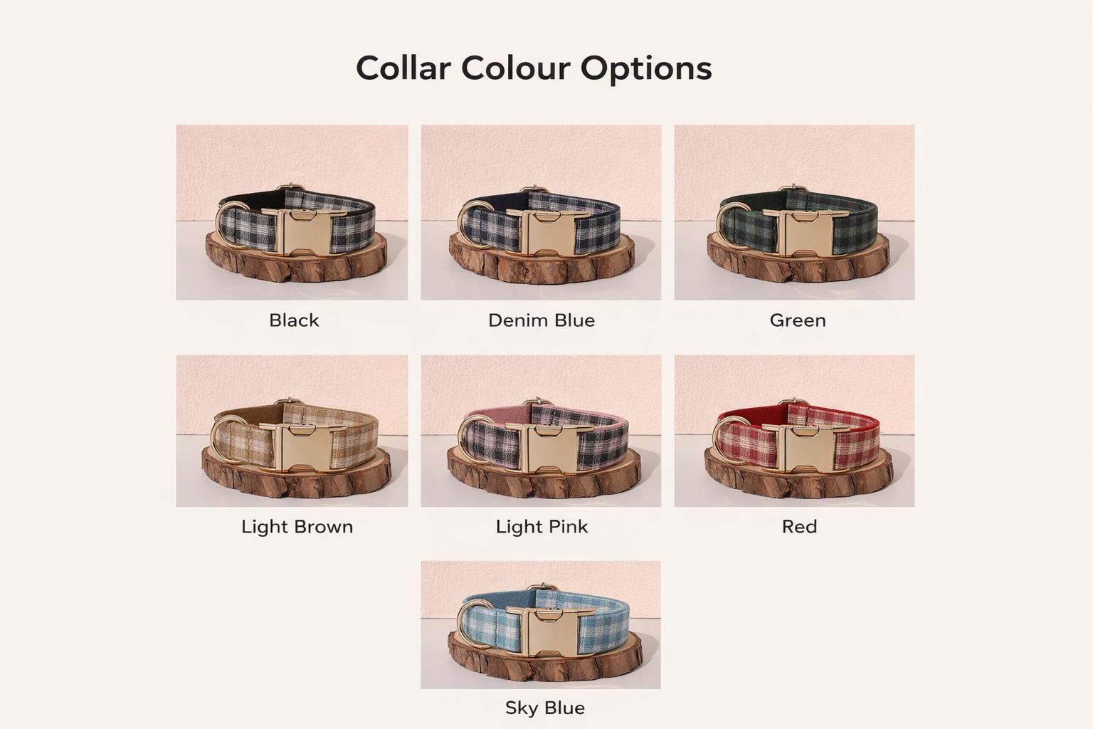 British Tartan Adjustable Dog Collar, Sizes XS-XL - Image 2