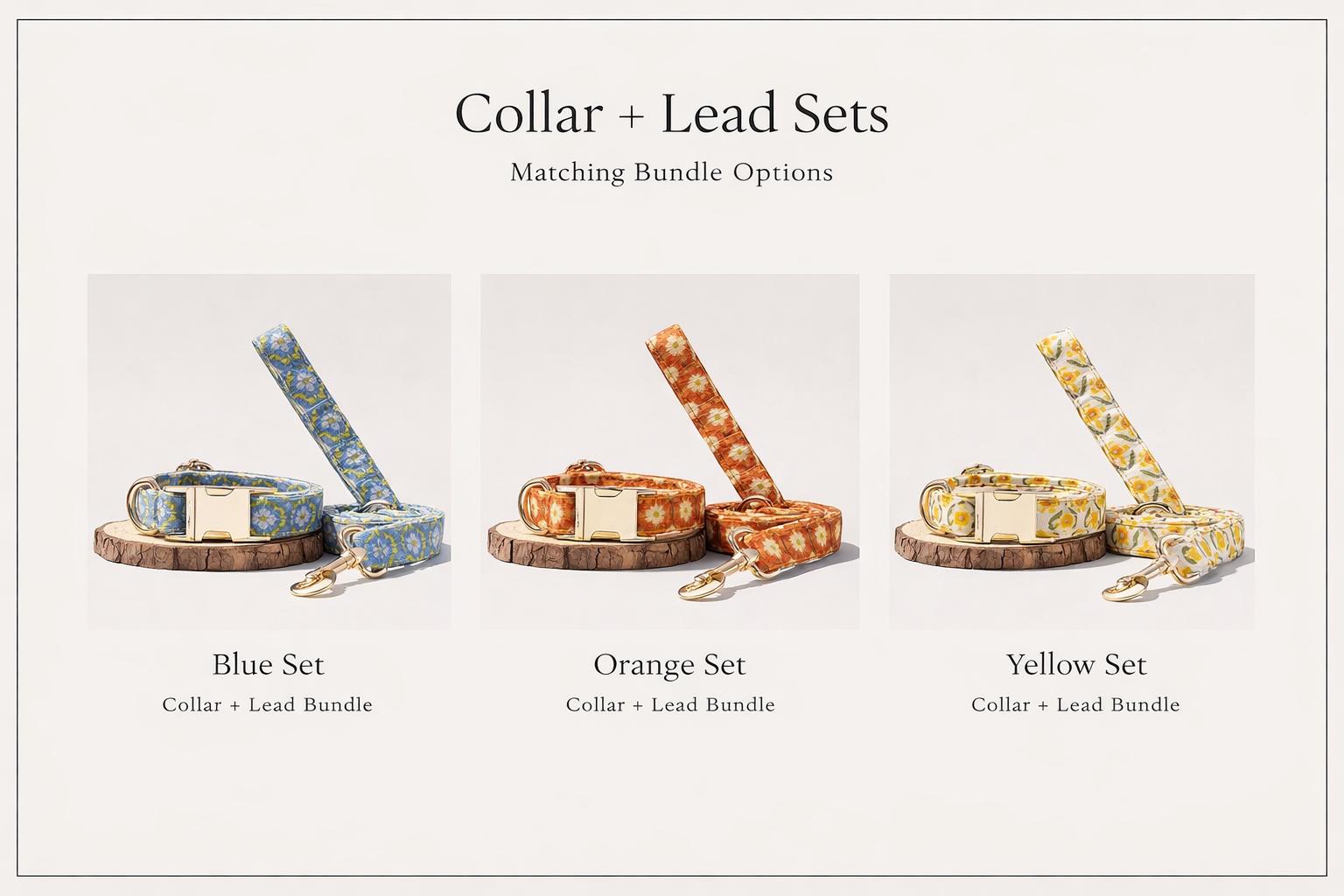 Floral Pattern Adjustable Dog Collar, Sizes XS-XL - Image 8