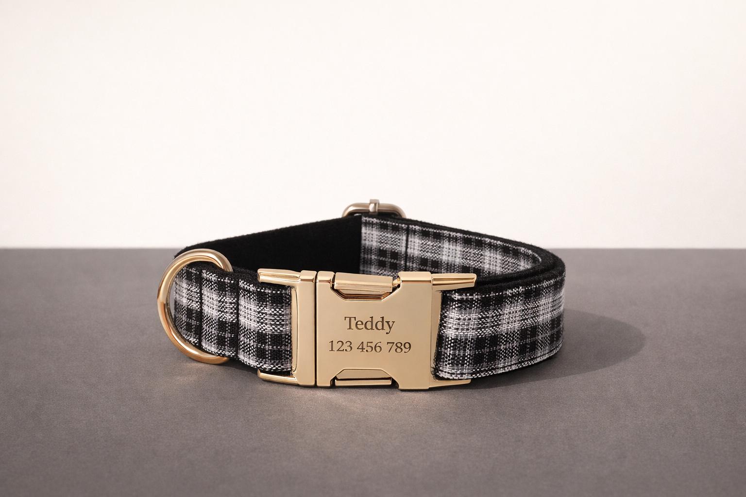 British Tartan Adjustable Dog Collar, Sizes XS-XL - Image 8