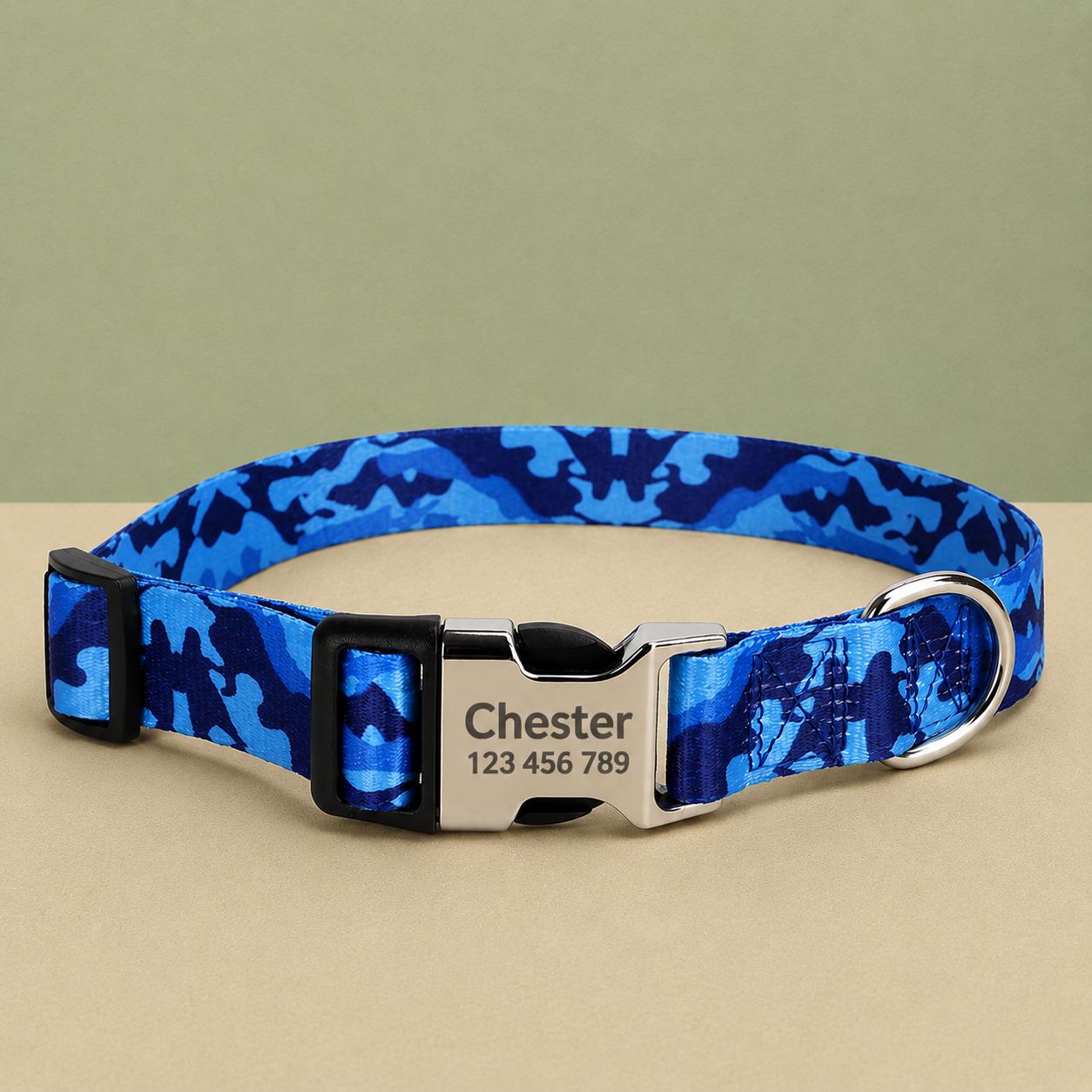 Outdoor Adjustable Dog Collar with Metal Buckle - Image 7