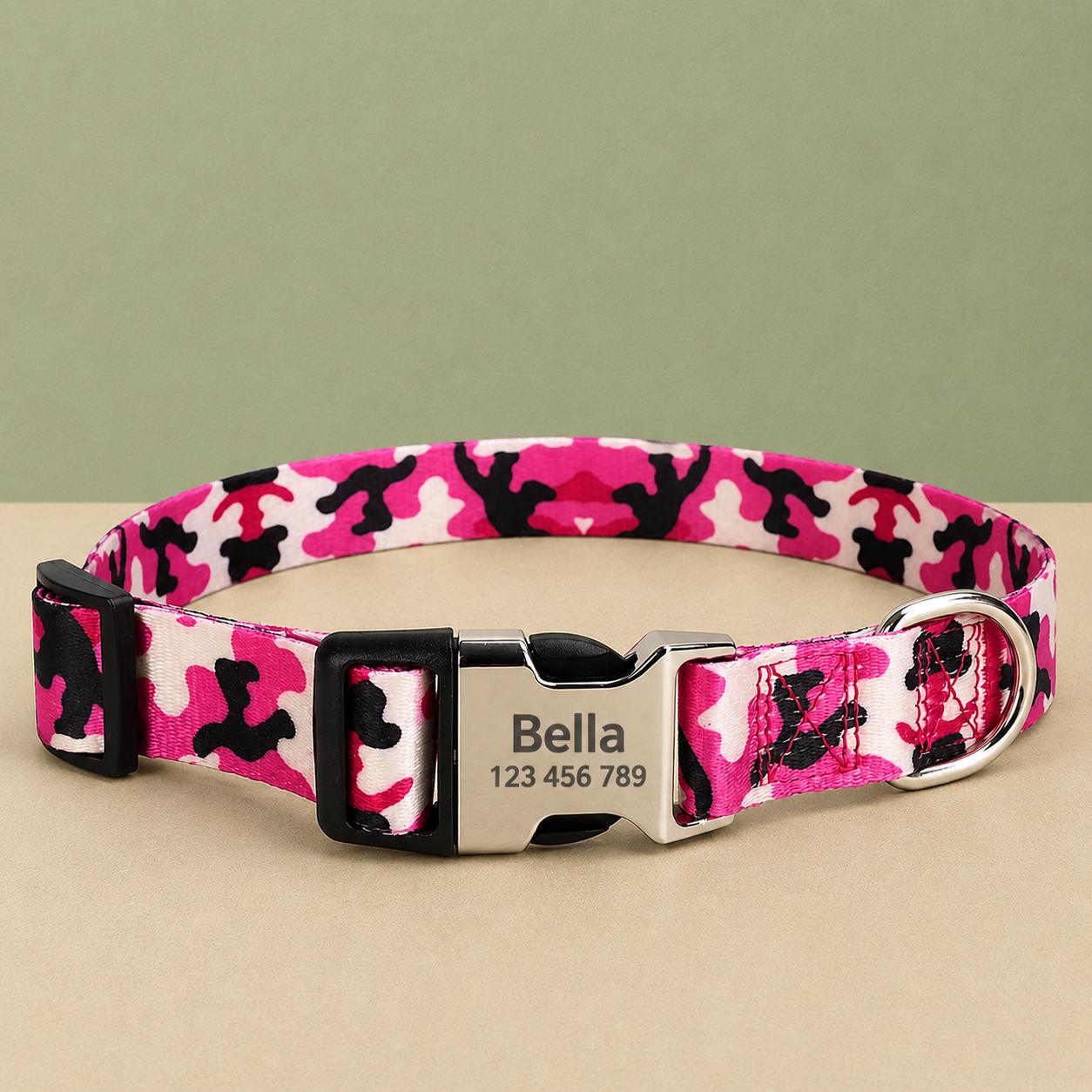 Outdoor Adjustable Dog Collar with Metal Buckle - Image 8