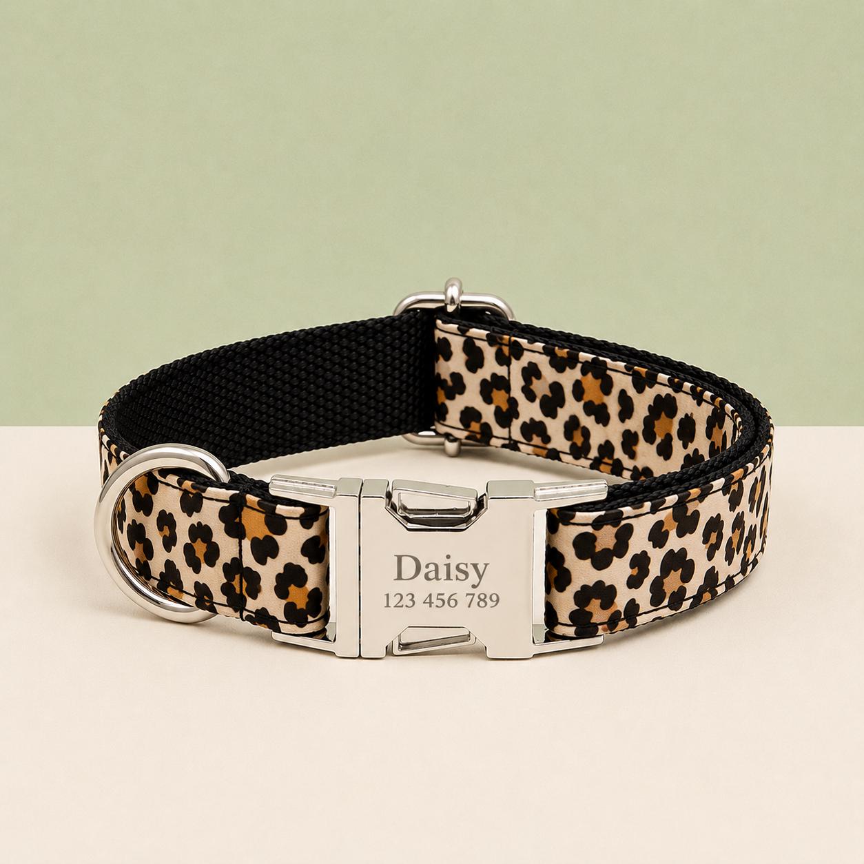 Floral Print Adjustable Dog Collar in Multiple Patterns, Sizes XS-XL - Image 18