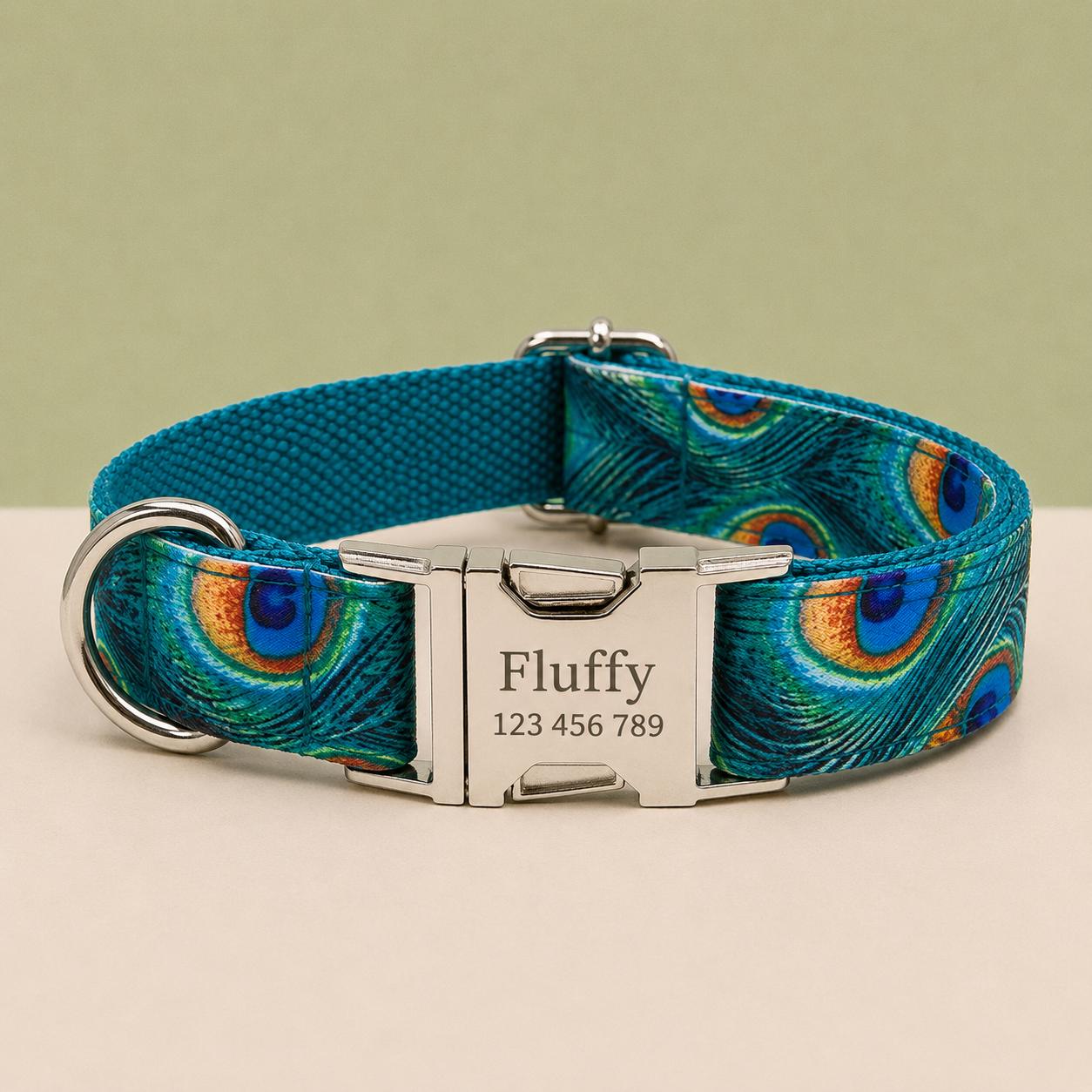 Floral Print Adjustable Dog Collar in Multiple Patterns, Sizes XS-XL - Image 13
