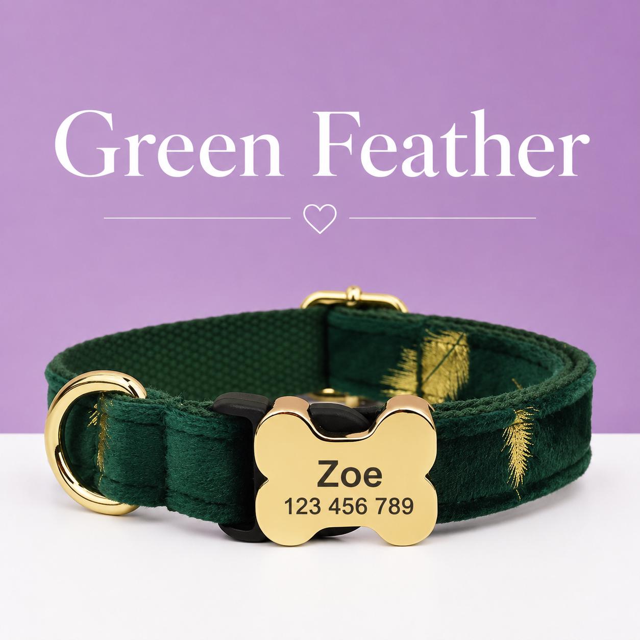 Textured Fabric Adjustable Dog Collar with Gold-Tone Hardware, Sizes XS-XL - Image 17